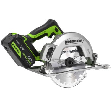 фото Пила циркулярная аккумуляторная GREENWORKS GD24CS 1500907CUG