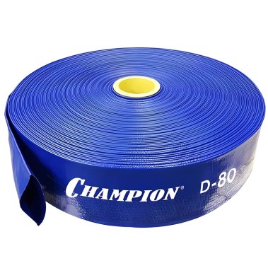 фото Рукав напорный 80 мм х 100 м (3 Бар, ПВХ) CHAMPION C2551