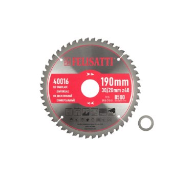 фото Диск пильный ф190х30/20 z48 универсальный FELISATT 40016