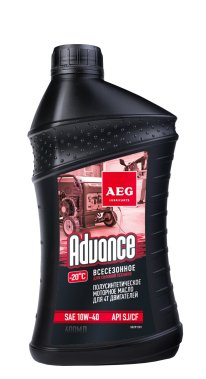 фото Масло AEG Advance SAE 10W40 0,6 л (полусинтетическое, для 4-тактных двигателей) 33291
