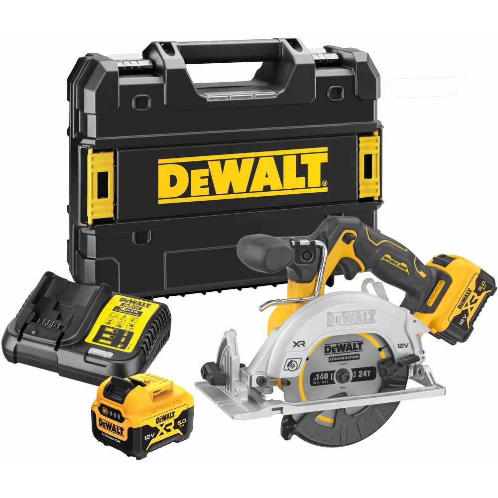 фото Пила дисковая аккумуляторная DEWALT DCS512P2
