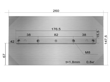 фото Лопасти 800 для TSS DMD1000 (к-т из 4 лопастей)