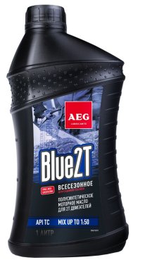фото Масло AEG Semi Synthetic 1 л (полусинтетическое, для 2-тактных двигателей) 30615