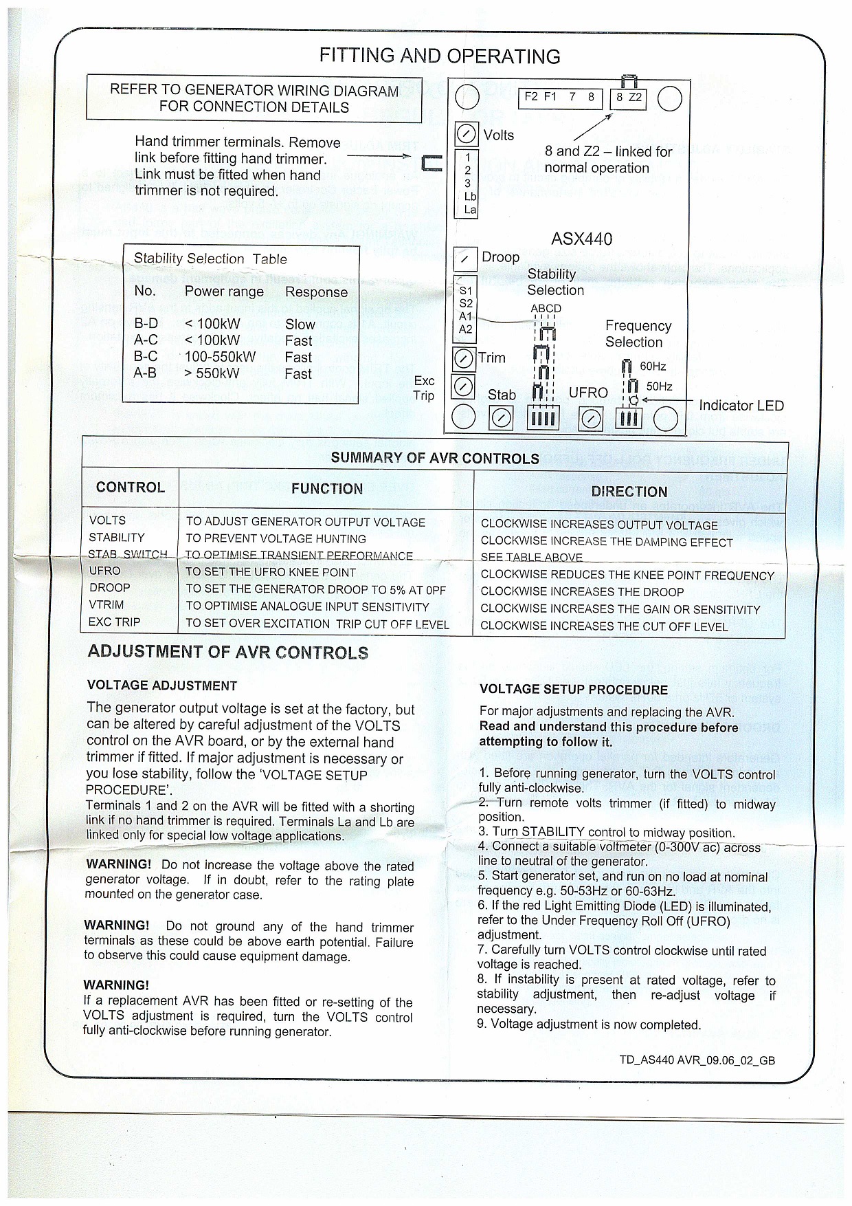 фото Регулятор напряжения AS440/ AVR AS440