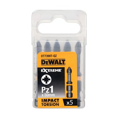 фото Бита PZ 1 х 50 мм (5 шт.) Impact Torsion DeWalt DT7390T-QZ