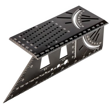 фото Угольник разметочный многофункциональный 215 мм алюминиевый WOODWORK MGR-215