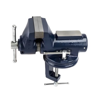 фото Тиски слесарные 100 мм (поворотные, наковальня) КОБАЛЬТ 790-267