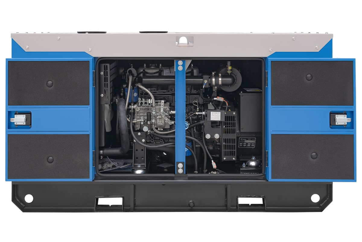 фото Дизельный генератор ТСС АД-12С-Т400-1РКМ5 в шумозащитном кожухе