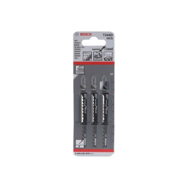 фото Полотно пильное T 244 D Speed for Wood (3 шт.) BOSCH 2608630879