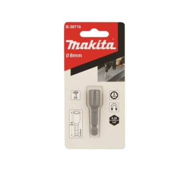 фото Головка торцевая 8 х 50 мм, магнитная MAKITA B-38716
