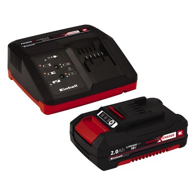 фото Набор Einhell PXC Starter Kit (1 акк.*18 В, 2,0 Ач + ЗУ) 4512040