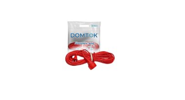 фото Удлинитель-шнур 30 м (ПВС 2 х 1.0, б/з, 2200 Вт) DOMTOK УТ000344336
