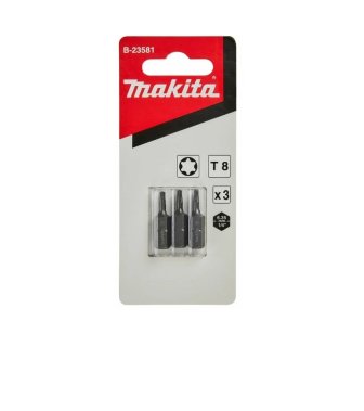 фото Бита T8 х 25 мм C-form (3 шт.) MAKITA B-23581