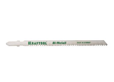 фото Полотна для лобзика KRAFTOOL T345XF, EU-хвост., по дереву, шаг 1,8-2,5 мм, 110 мм (2 шт.) 159505-U