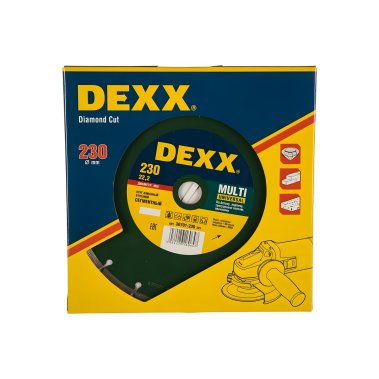 фото Диск алмазный 230 мм DEXX MULTI UNIVERSAL 36701-230_z01