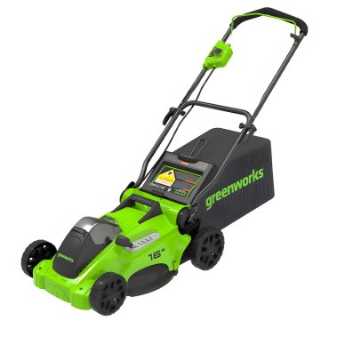 фото Газонокосилка аккумуляторная GREENWORKS GD40LM16X (без АКБ и ЗУ) 2517907