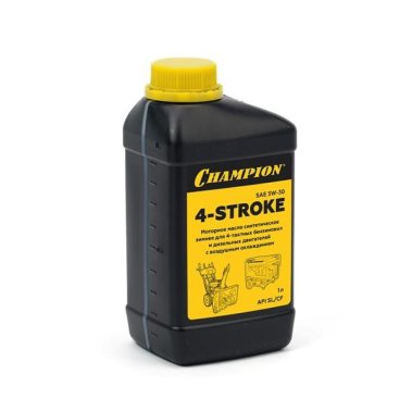 фото Масло синтетическое 1 л, 4T SAE 5W30 API SL/CF (зимнее) CHAMPION 952856