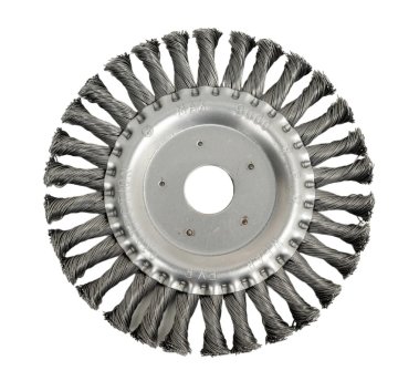 фото Щетка для УШМ 150 х 22.2 мм (дисковая, витая сталь) EDGE by PATRIOT 813010012