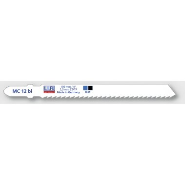 фото Пилки MC 12 bi (цв. металлы, алюминий, 5 шт.) WILPU 0250100005