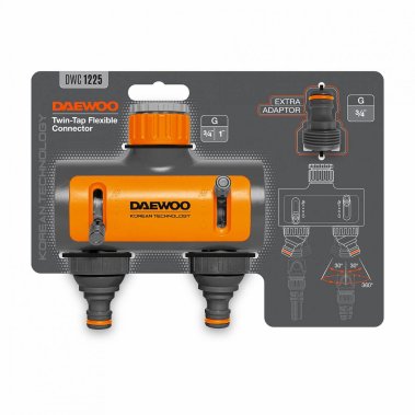 фото Разделитель потоков 2-х канальный 26,5 мм (3/4'') и 33,3 мм (1'') DWC 1225 DAEWOO