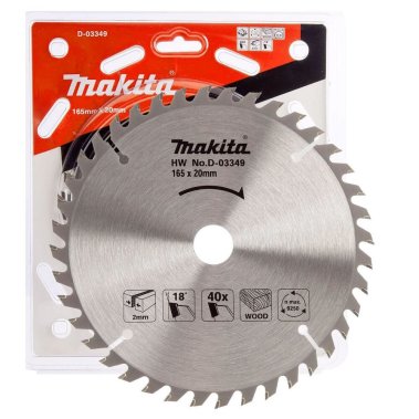 фото Диск пильный 165 х 20 мм 40T (дерево) MAKITA D-03349