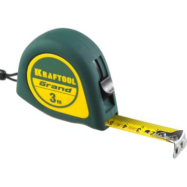 фото Рулетка 3 м х 16 мм KRAFTOOL Autostop 3412-3-16