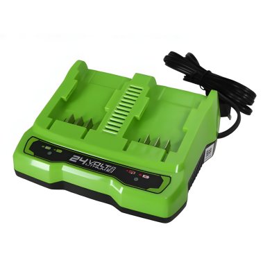 фото Устройство зарядное GREENWORKS G24X2UC2 (24 В, для 2-х аккумуляторов) 2931907