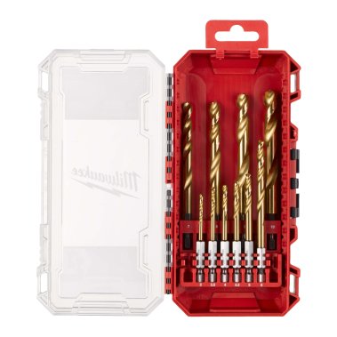 фото Набор сверл по металлу RedHEX HSS TiN 10 шт. (3 - 10 мм) MILWAUKEE 4932493865
