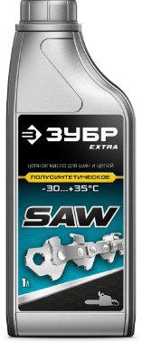 фото Масло ЗУБР EXTRA цепное, 1 л, полусинтетическое 70621-1
