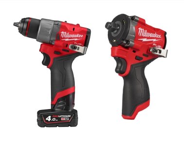 фото Набор инструментов MILWAUKEE №15 M12FDD2-402X + M12FCIWF12G3-0 PT2509015