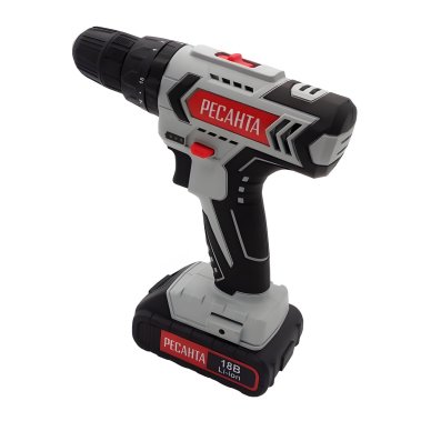 фото Дрель-шуруповерт аккумуляторная РЕСАНТА ДА-18-2ЛК-У