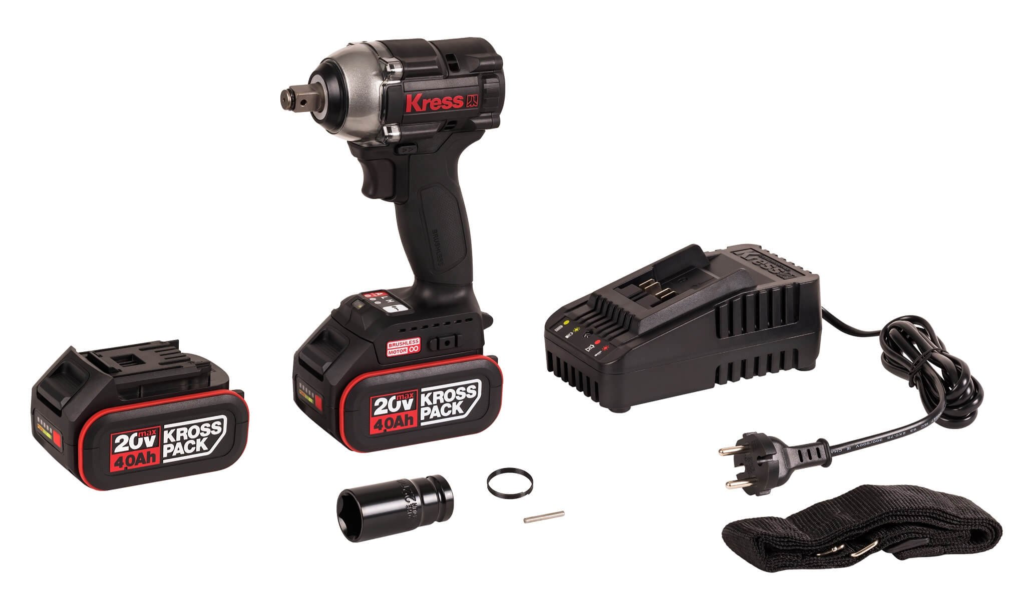 фото Гайковерт ударный аккумуляторный KRESS KU272.2