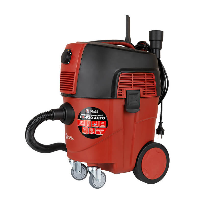 фото Пылесос строительный DIAM EX-P30 AUTO (сухая/мокрая уборка) 620109