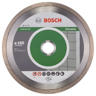 фото Диск алмазный 180 х 22.2 мм Standard for Ceramic BOSCH 2608602204