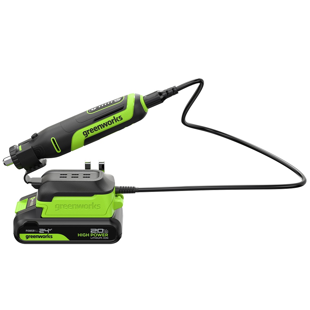 фото Гравер аккумуляторный GREENWORKS G24RT 3200807CUA