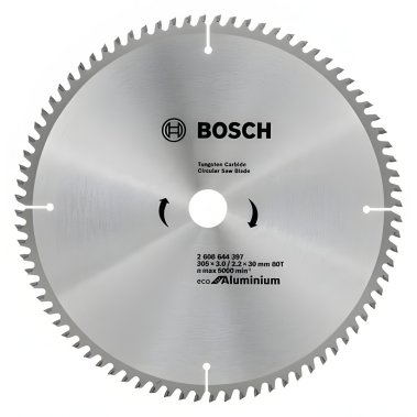 фото Диск пильный 305 х 30 мм 80T ECO for Aluminium BOSCH 2608644397