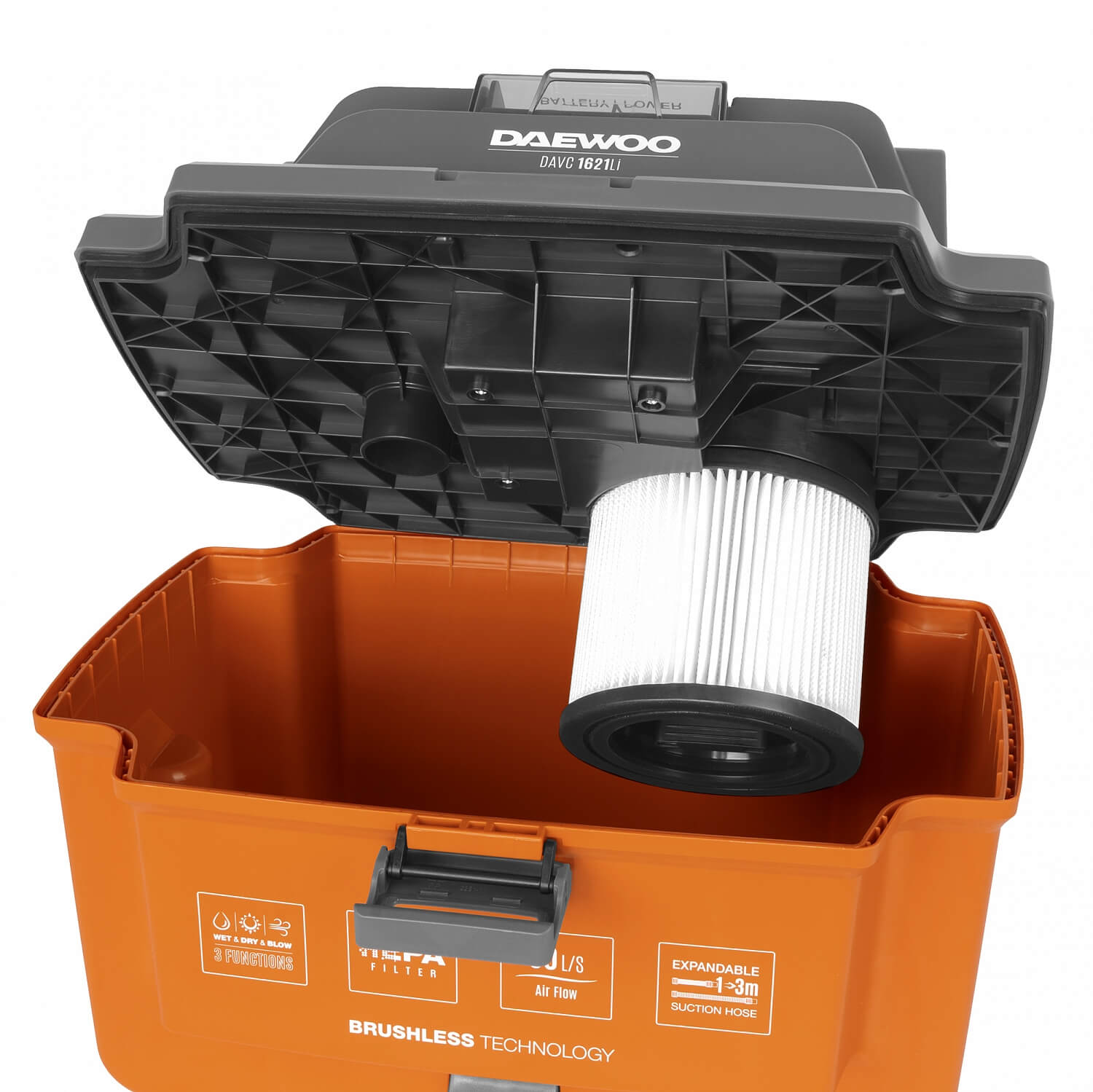 фото Пылесос аккумуляторный DAEWOO DAVC 1621Li SET