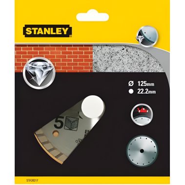 фото Диск алмазный 125 х 22.2 мм (мрамор) Turbo STANLEY STA38217