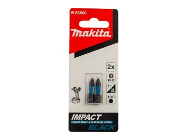фото Бита PH 1 х 25 мм C-form (2 шт.) Impact Black MAKITA B-63600
