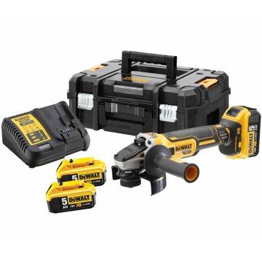фото Шлифмашина угловая аккумуляторная DEWALT DCG405P3