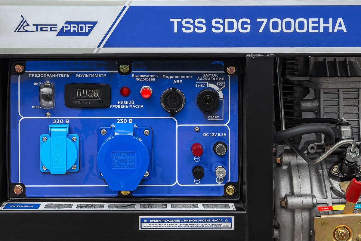 фото Дизель генератор TSS SDG 7000EHA