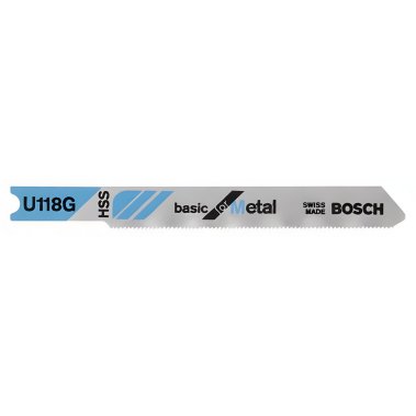 фото Полотно пильное U 118 G Basic for Metal (3 шт.) BOSCH 2608631770