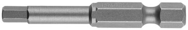 фото Бита HEX 4.0 х 50 мм (2 шт., торсионная) KRAFTOOL X-Drive 26127-4-50-2