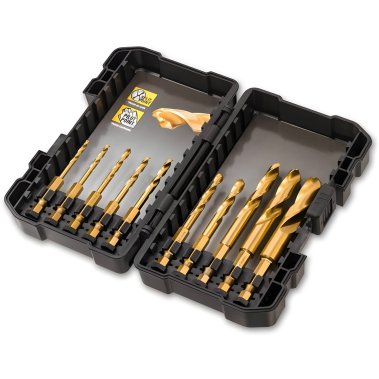 фото Набор сверл по металлу 10 шт. (3-9 мм) HSS-Tin Impact DeWalt DT50050