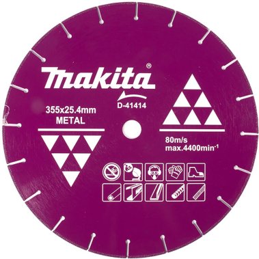 фото Диск алмазный 355 х 25.4 мм (металл) MAKITA D-41414