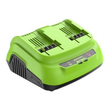 фото Устройство зарядное GREENWORKS G24X2C8 (24 В, 8 А, для 2-х аккумуляторов) 2958807