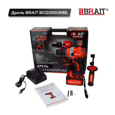 фото Дрель аккумуляторная BRAIT BCD20SUMBL-1