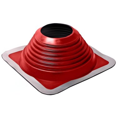 фото Уплотнитель дымохода кровельный (№8 сил. 178-330 красный)