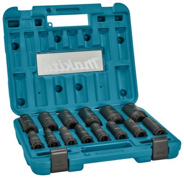 фото Набор головок ударных удлиненных 1/2'' (14 шт.) Impact Black MAKITA E-16586