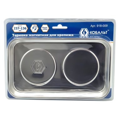 фото Тарелка магнитная для крепежа 237 х 136 х 22 мм КОБАЛЬТ 918-009